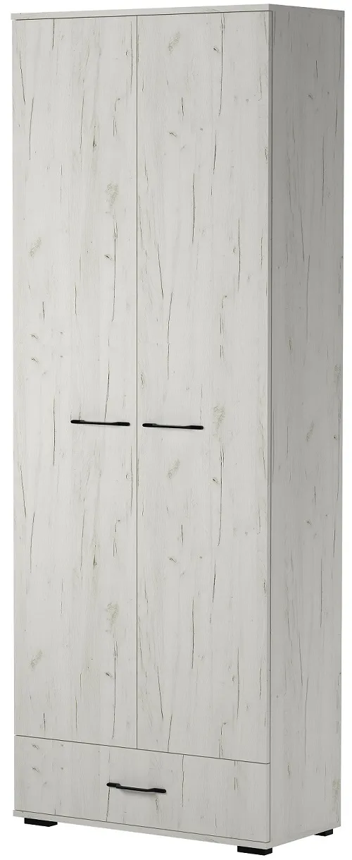 Шкаф с ящиком ИТАЛИЯ ШК1Я-800 Крафт белый