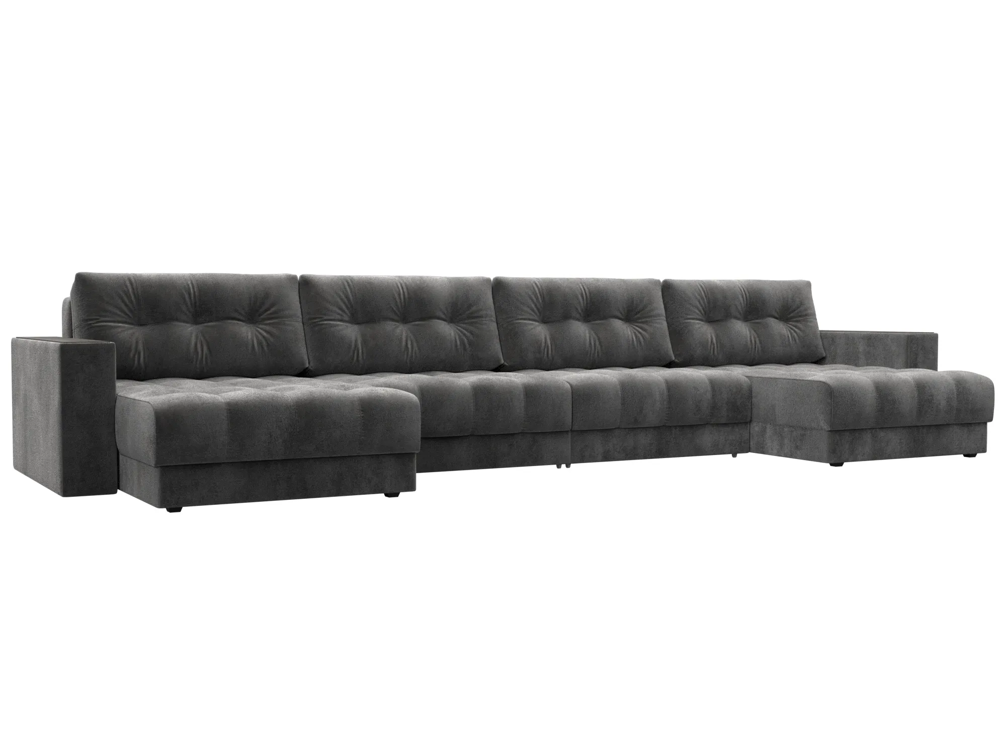 Диван П-образный с декором Лига-049 НПБ Лонг