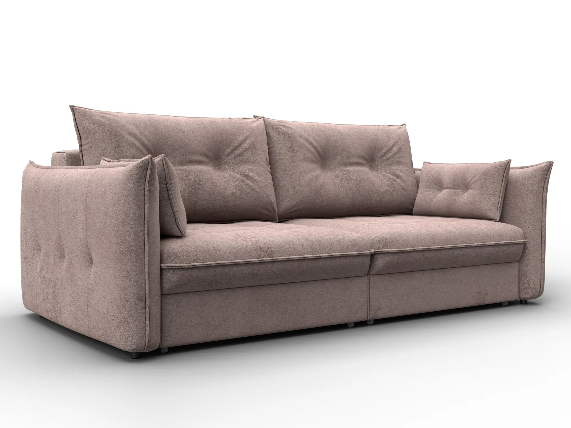 Диван прямой Лига-100 НПБ ( TOWER 05 бежевый )