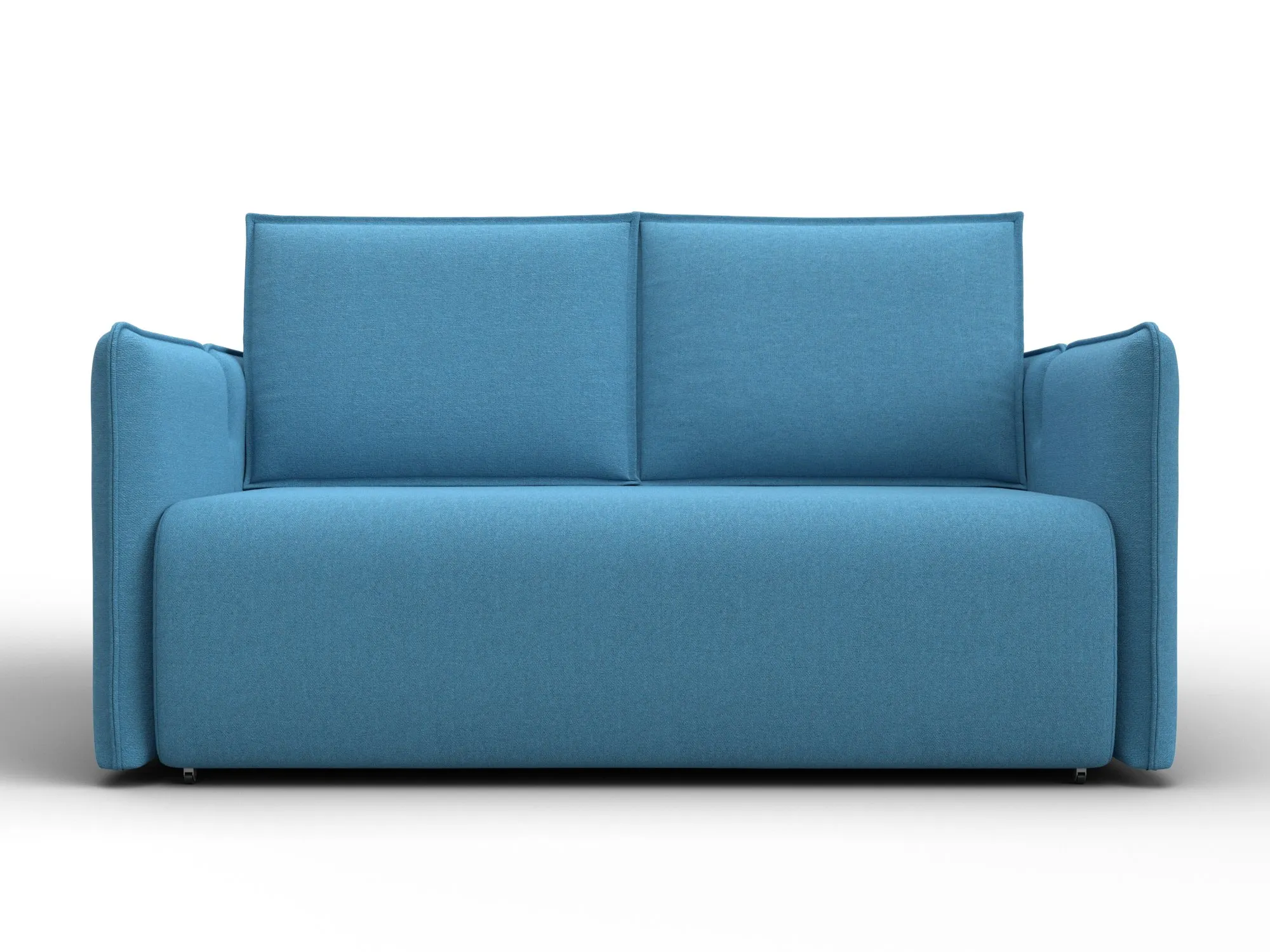 Диван прямой Лига-117 ( Амур 10 голубой )