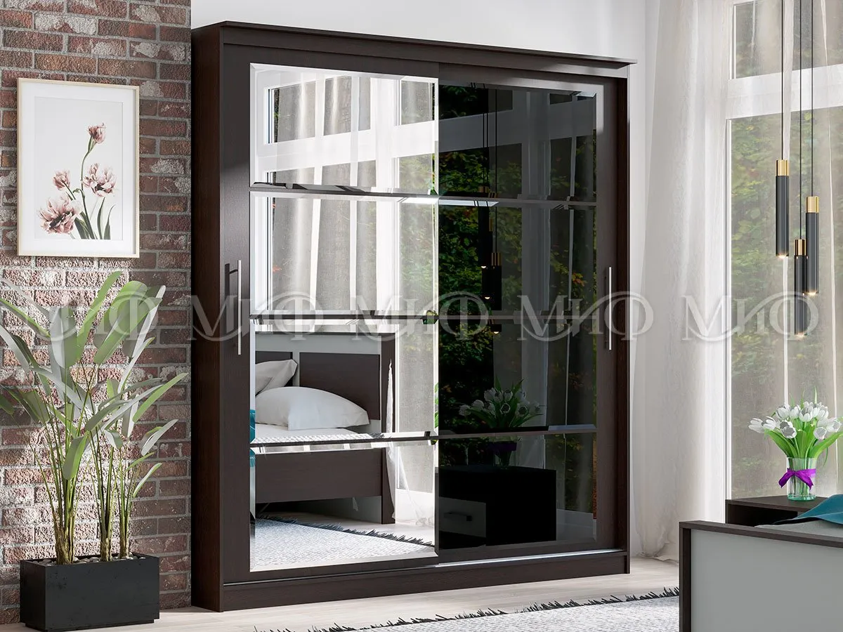 Шкаф-купе Элегант №7 Венге 2000