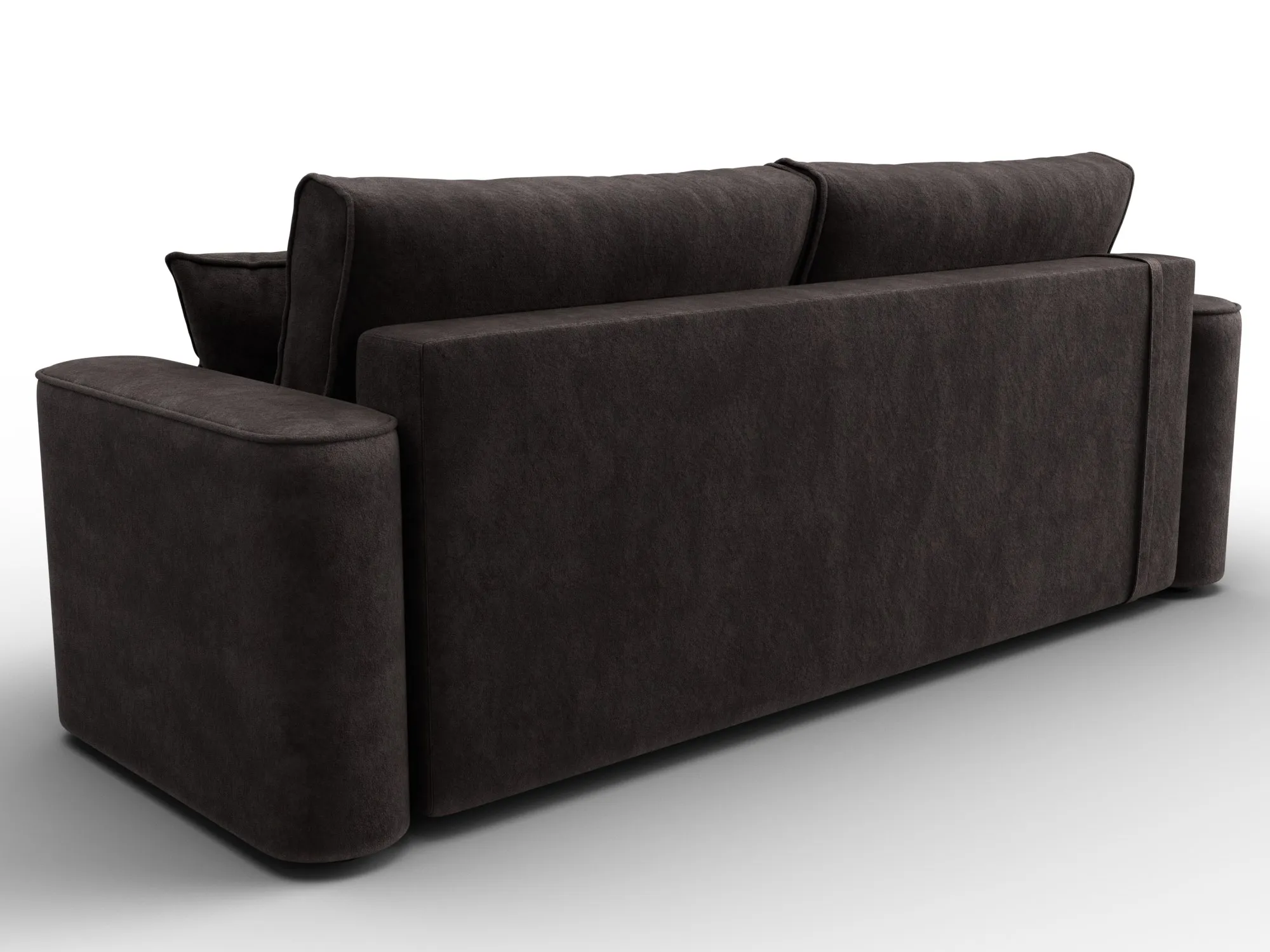 Диван прямой Лига-118 НПБ ( BRUT 17 коричневый )