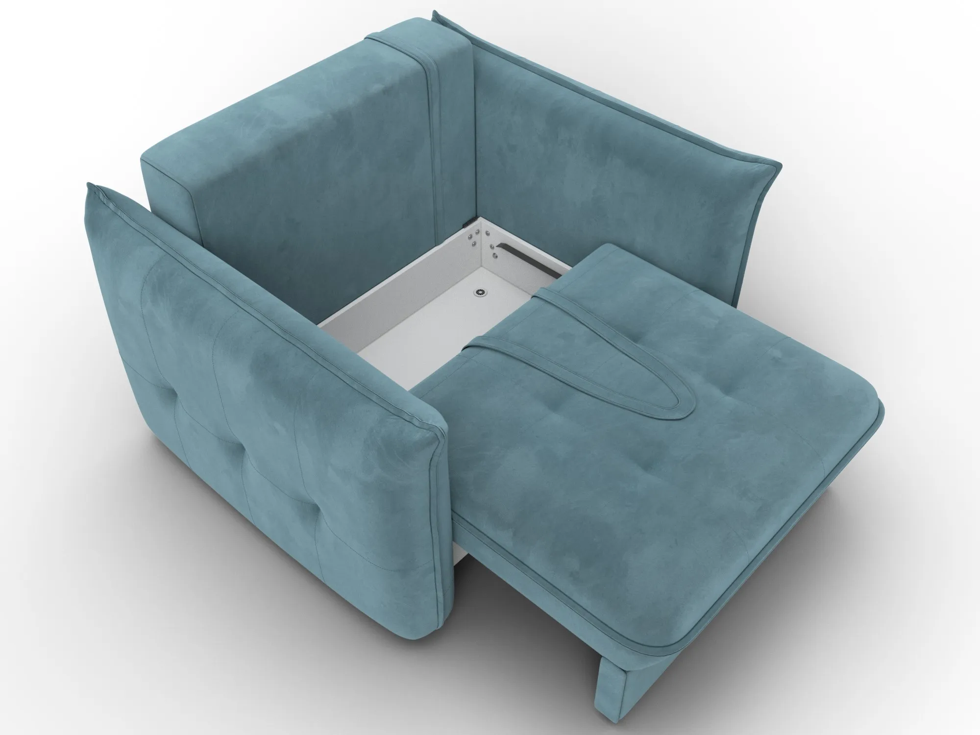 Кресло Лига-100 НПБ ( SEVEN 113 бирюзовый )