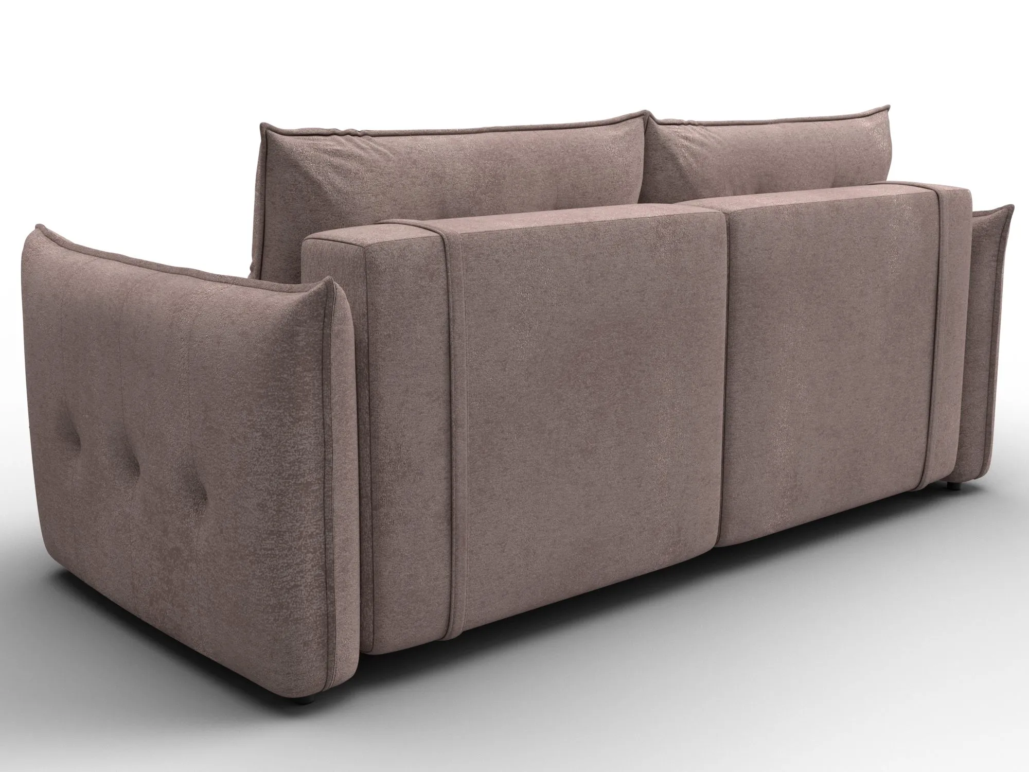 Диван прямой Лига-100 НПБ ( TOWER 05 бежевый )