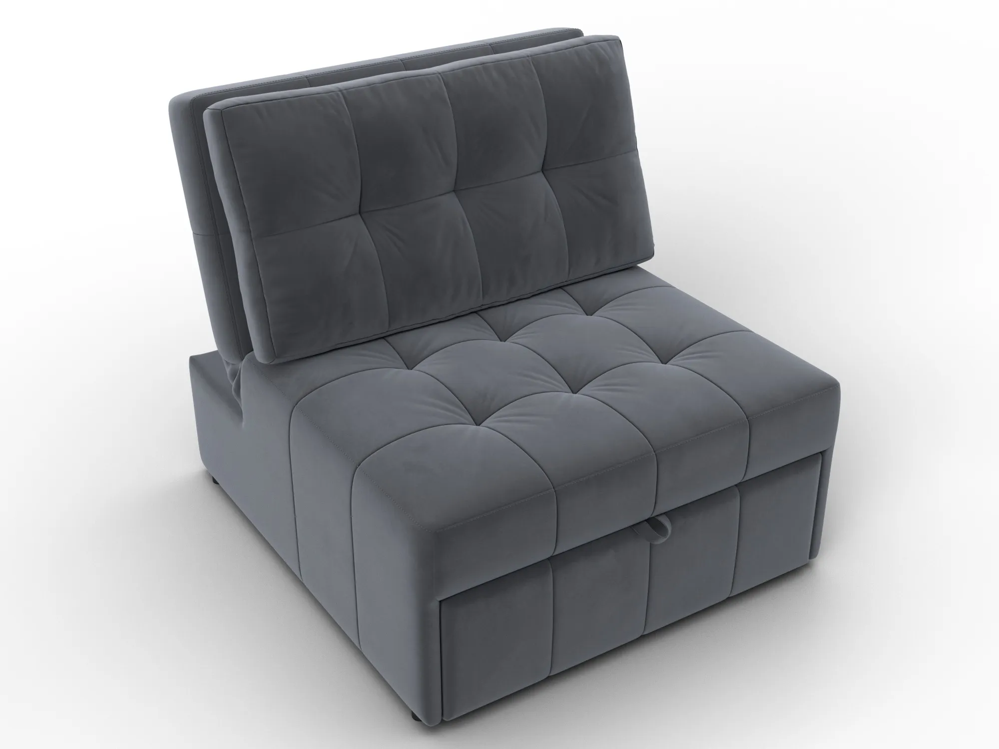 Кресло-кровать Лига-107 (80) ( SEVEN 17 серый )