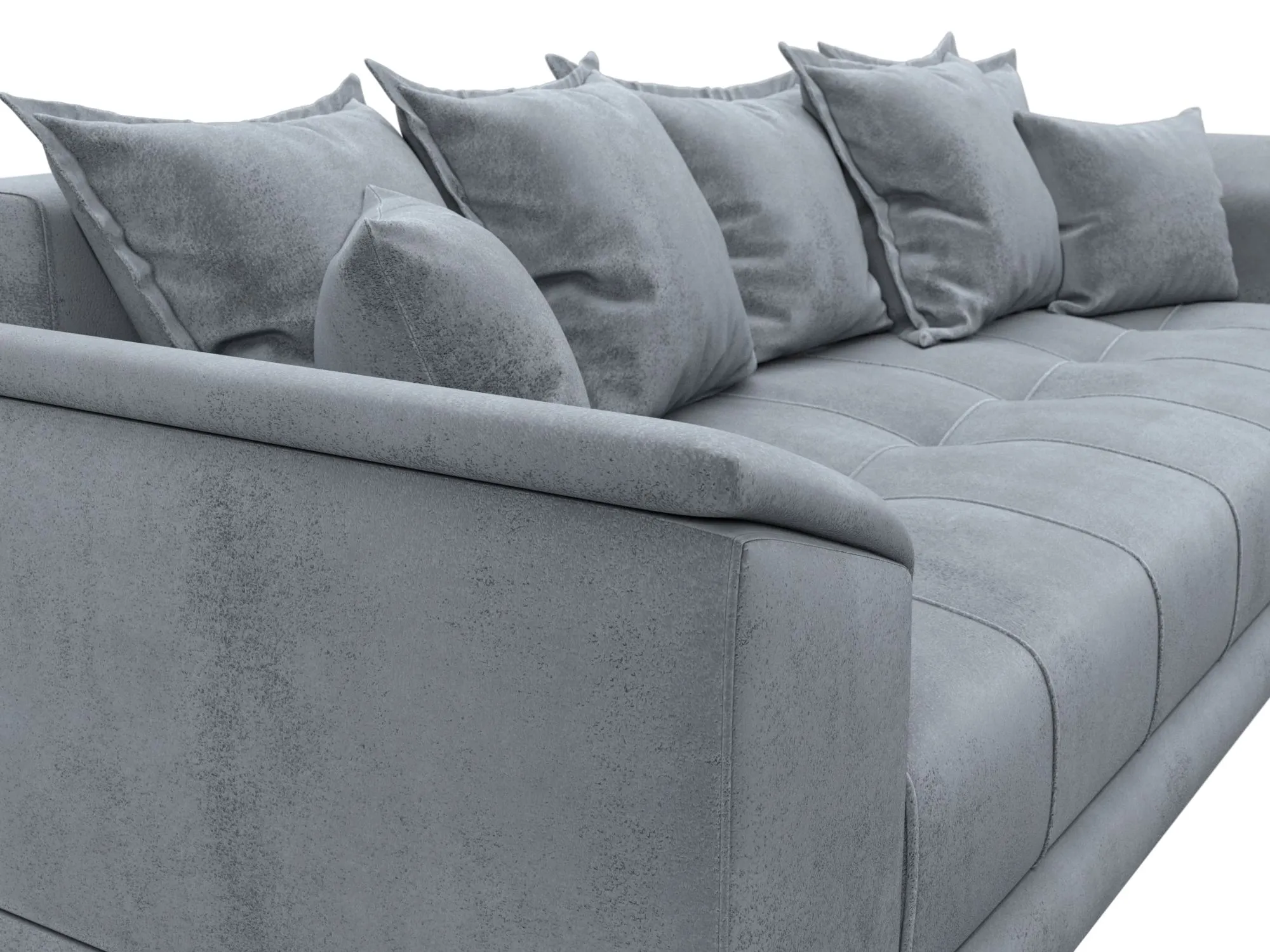 Диван прямой НордСтар НПБ ( TOWER 10 серый )