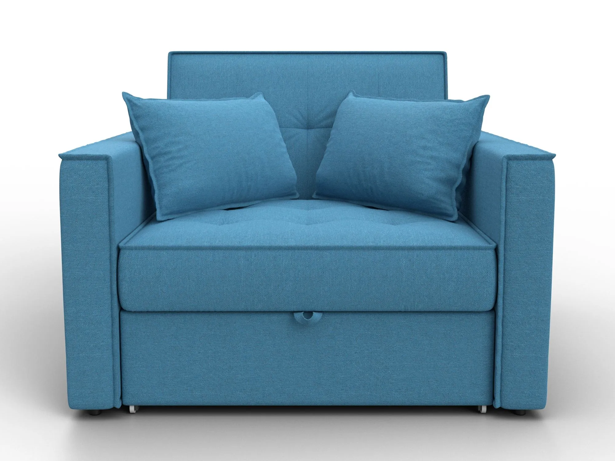 Кресло-кровать Лига-104 (80) ( Амур 10 голубой )