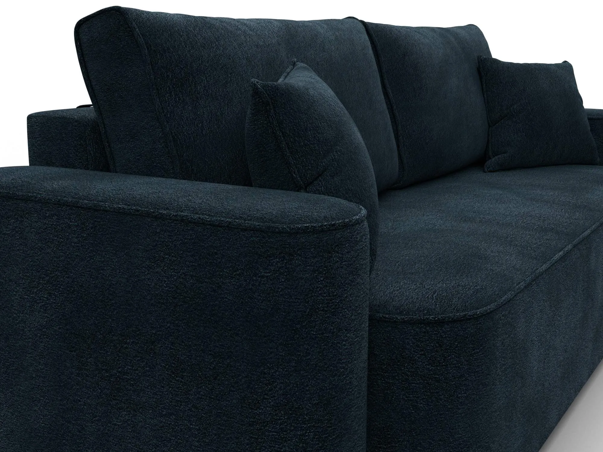 Диван прямой Лига-118 НПБ ( LAIM 21 графит )