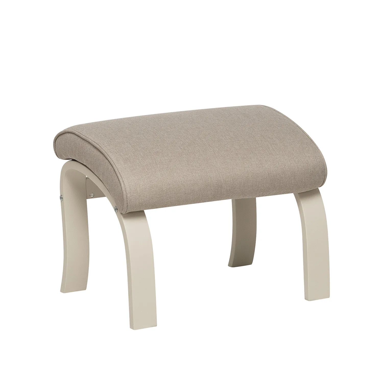 Пуф Leset Универсальный с кантом (Слоновая кость/Malmo 05 (бежевый), кант Malmo 05 (бежевый))