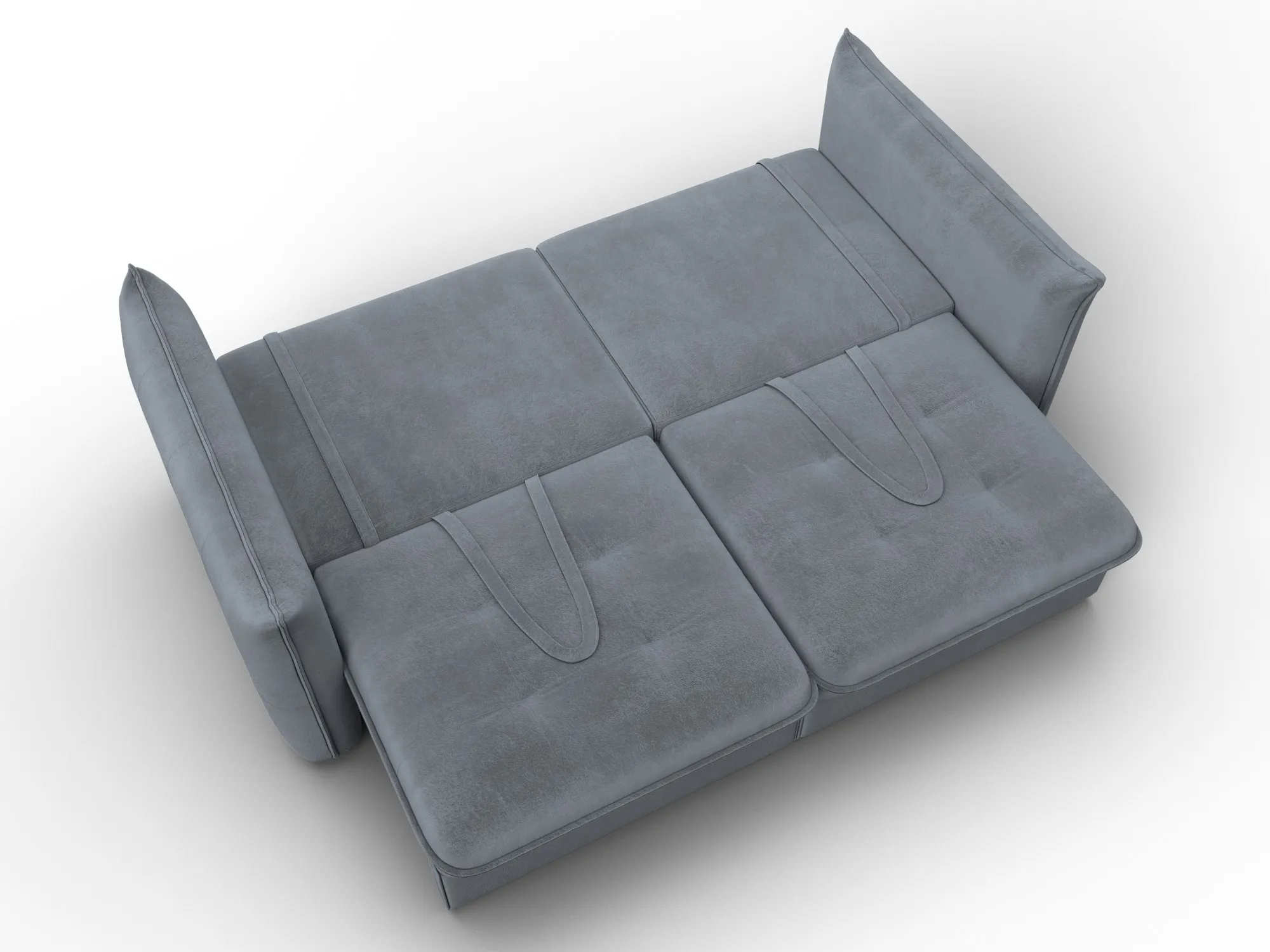 Диван прямой Лига-100 НПБ ( TOWER 10 серый )