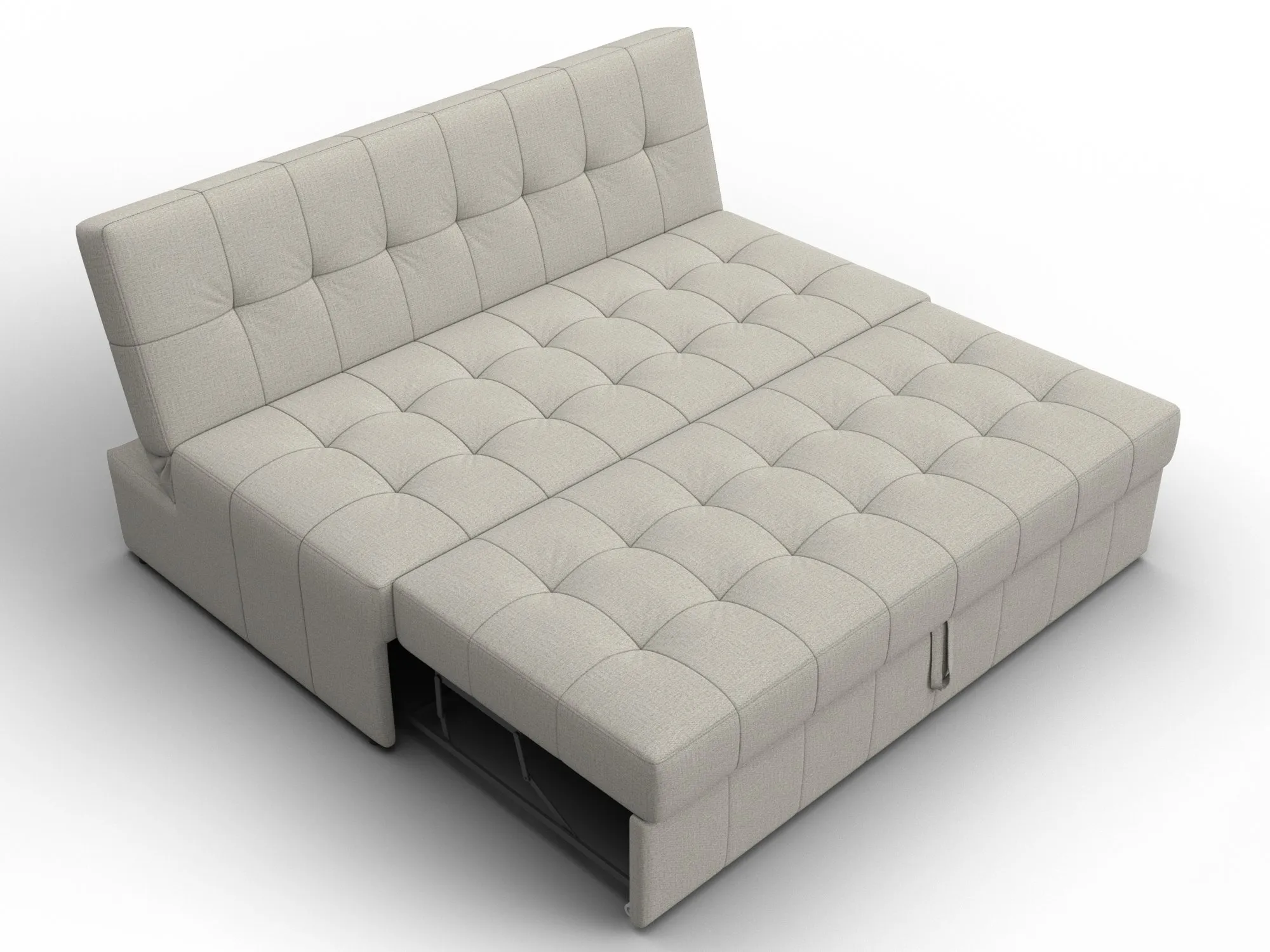 Диван прямой Лига-107 (160) ( Амур 02 бежевый )