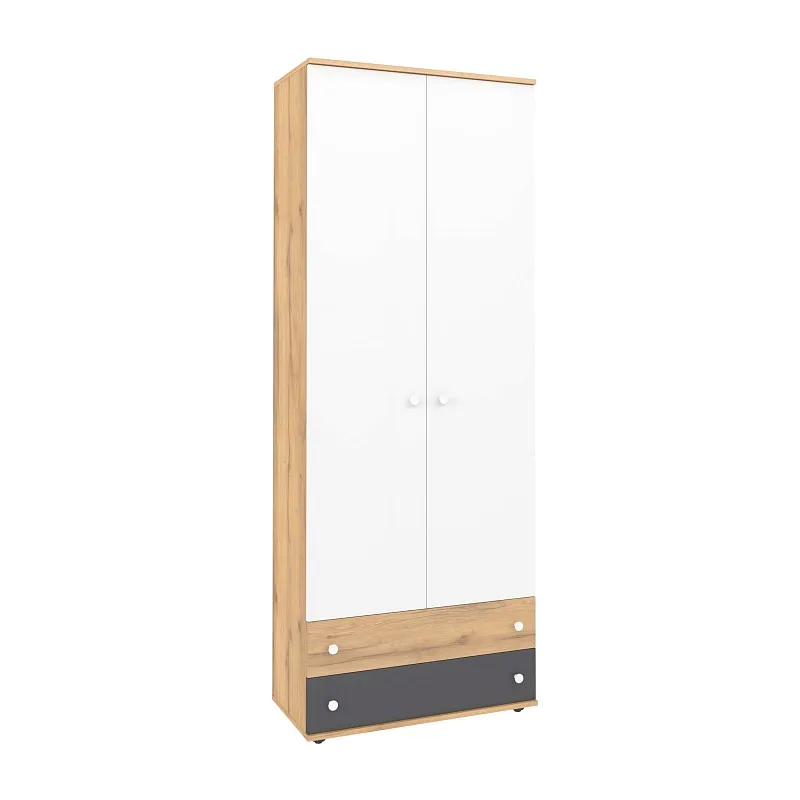 Шкаф для одежды и белья ЛОЙС 92 Белый