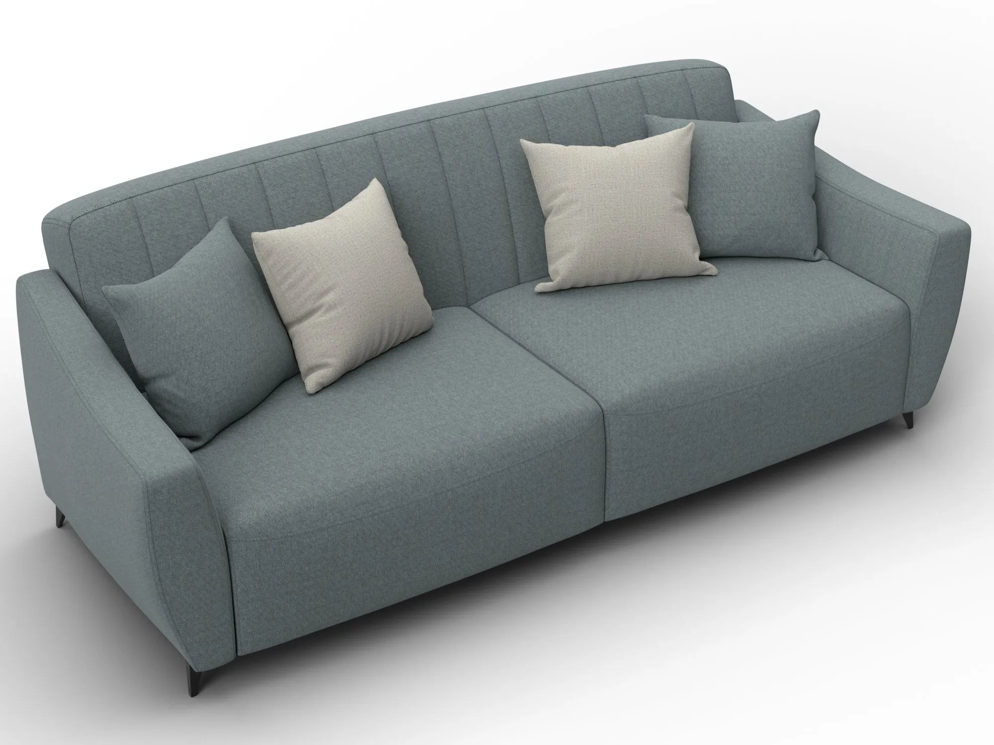 Диван-книжка Лига-095 НПБ ( Амур 07 серый )