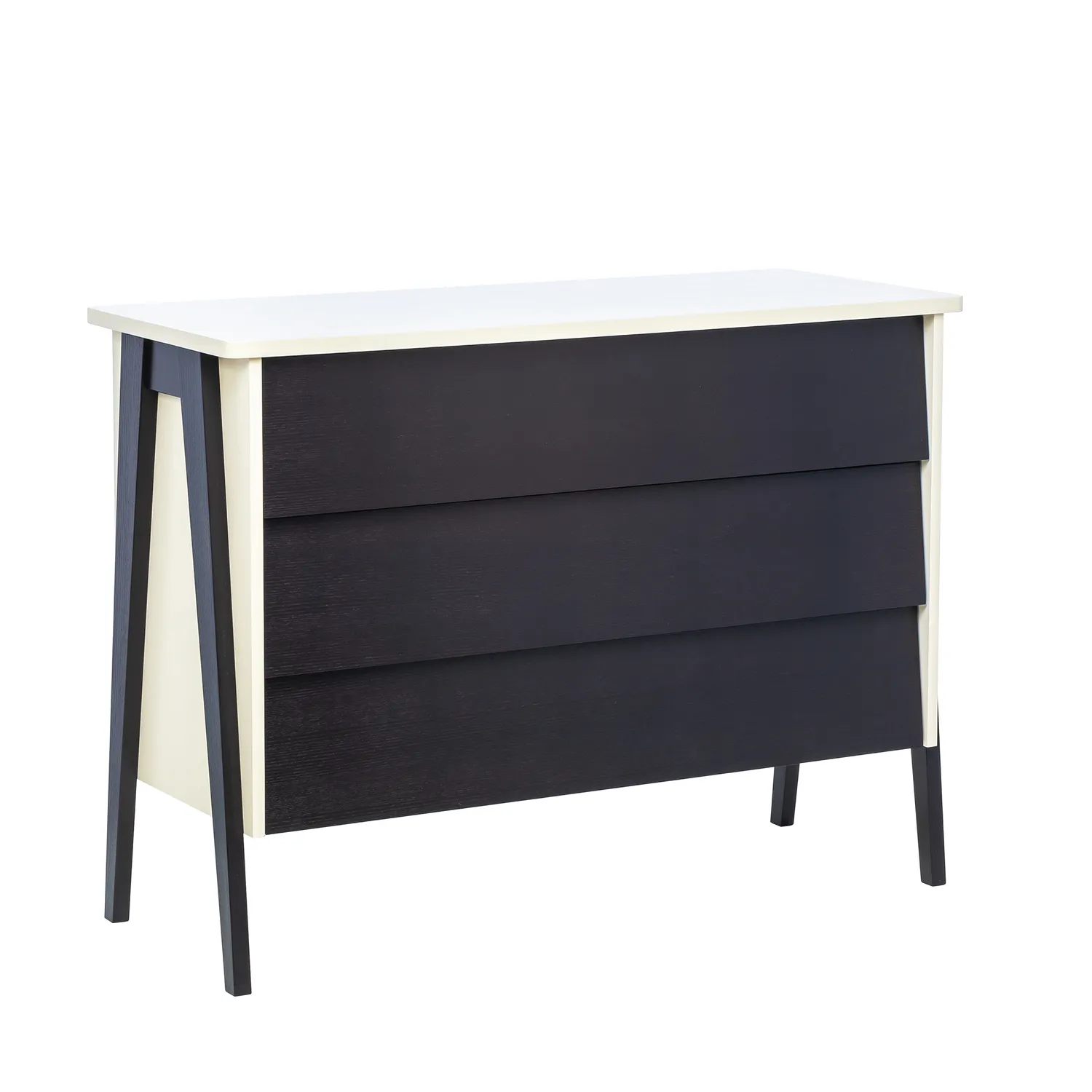 Комод Leset "Сканди" 3 ящ. (Дуб шампань, компаньон Венге/Дуб шампань)