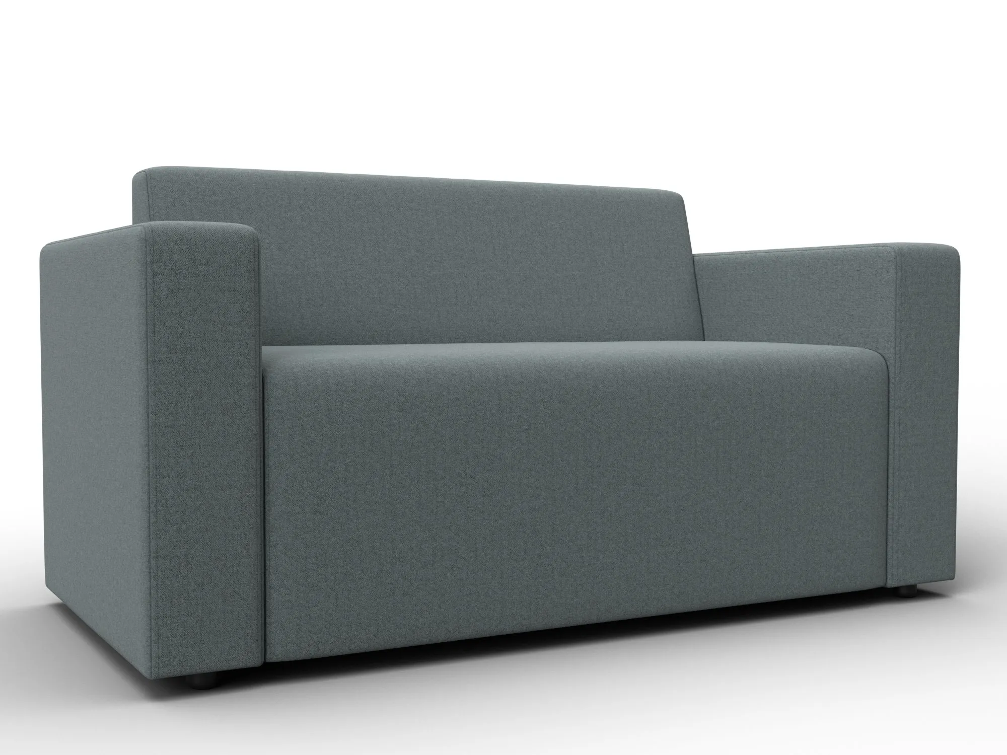 Диван прямой Лига-093 ( Амур 07 серый )