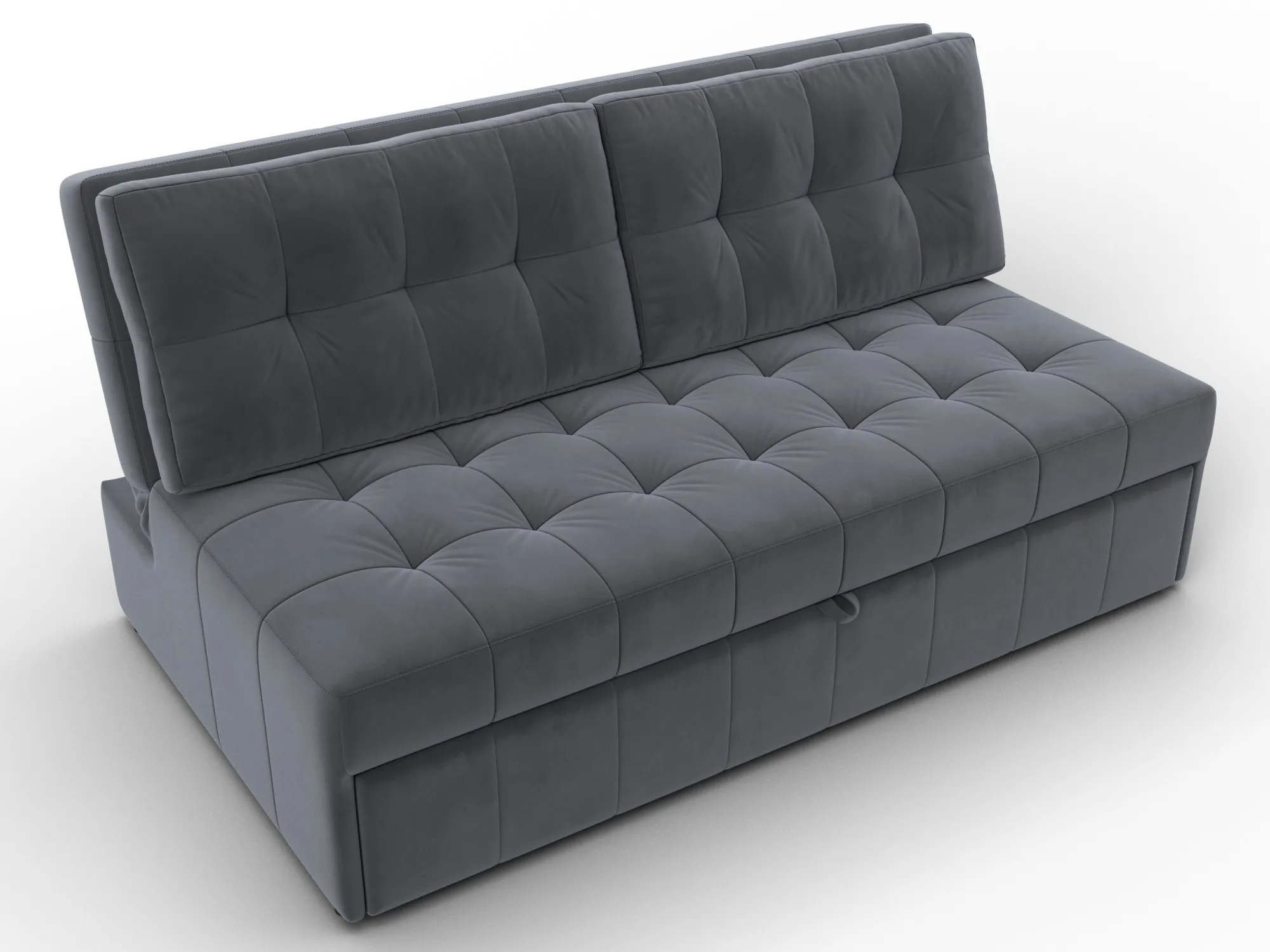 Диван прямой Лига-107 (160) ( SEVEN 17 серый )