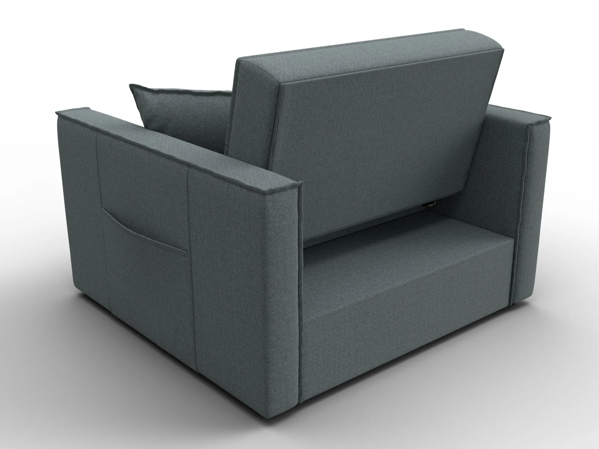 Кресло-кровать Лига-104 (80) ( Амур 07 серый )