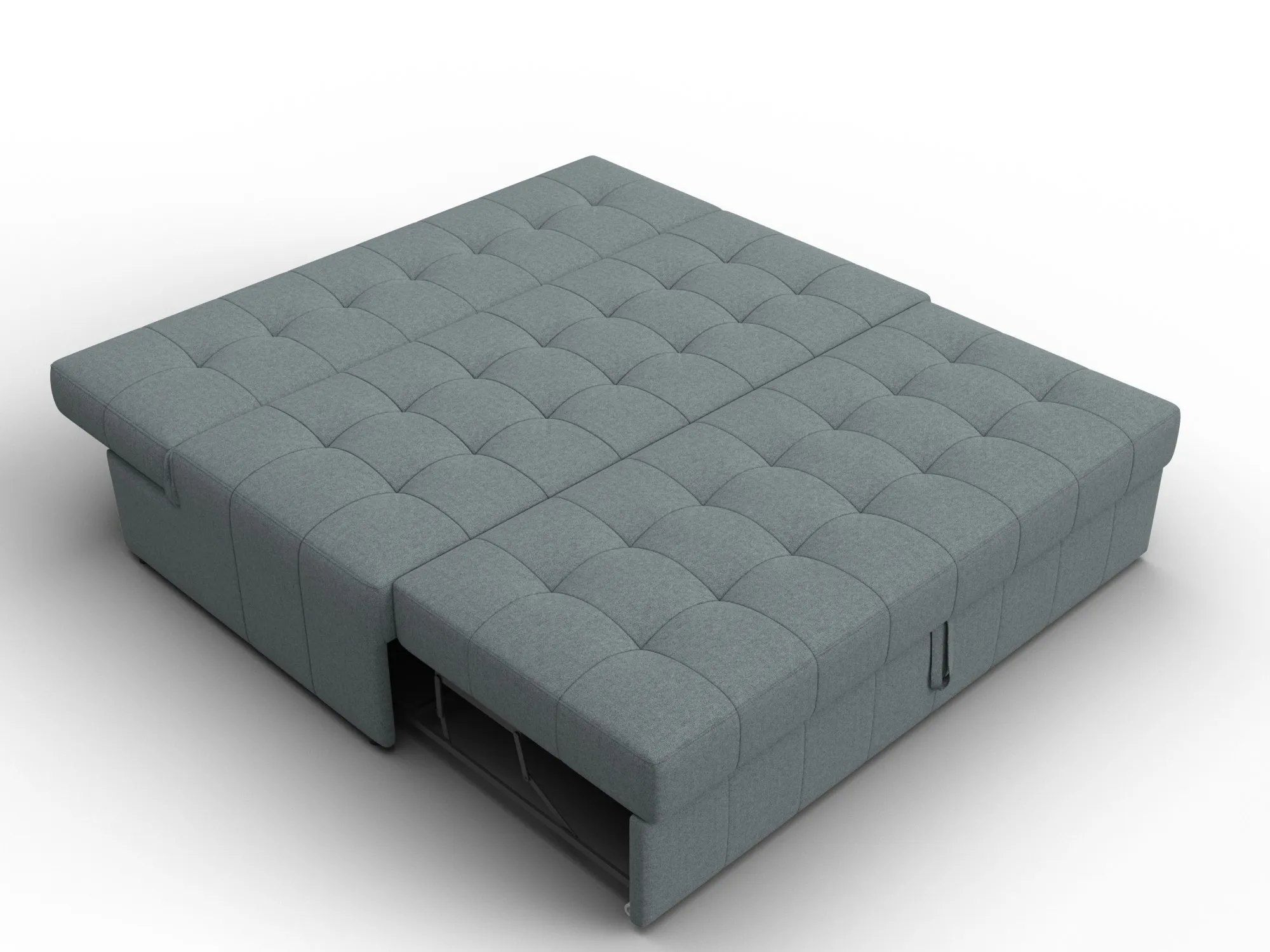 Диван прямой Лига-107 (160) ( Амур 07 серый )