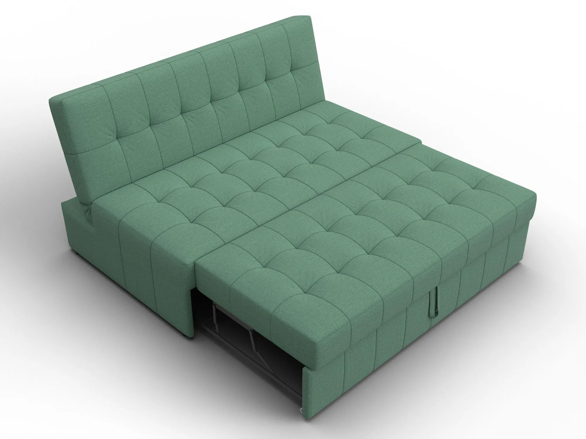 Диван прямой Лига-107 (140) ( Амур 11 зеленый )