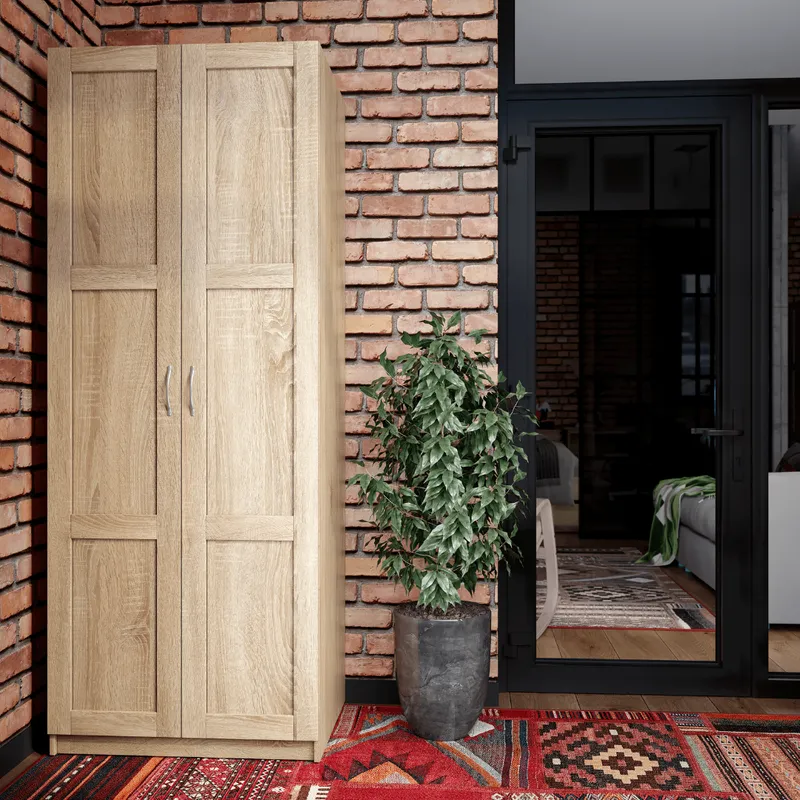 2.04.01.080.3 ПЕГАС шкаф 2 двери сборные RU сонома