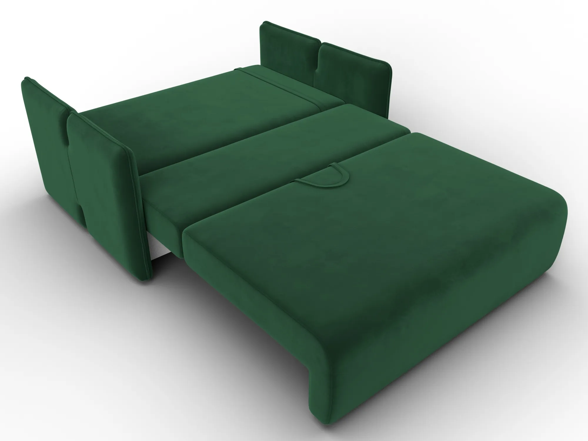 Диван прямой Лига-117 ( SEVEN 626 зеленый )