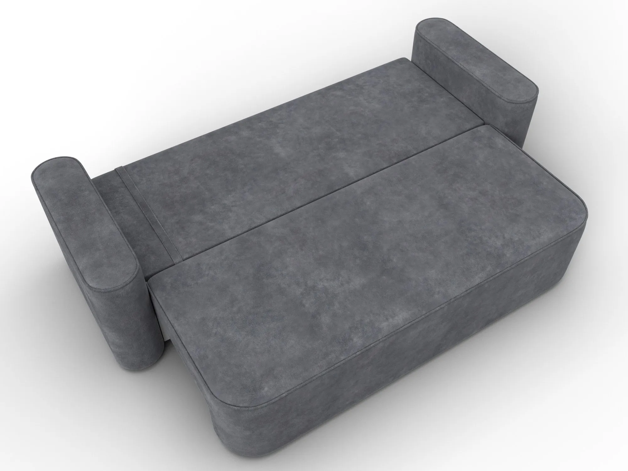 Диван прямой Лига-118 НПБ ( BRUT 16 темно-серый )