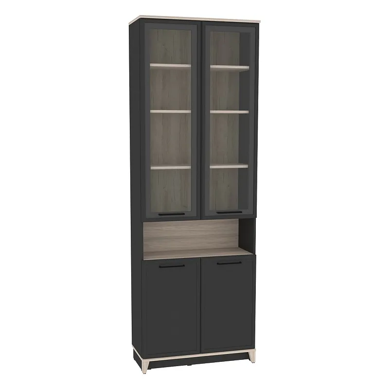 Шкаф для книг AURELIO 7 Антрацит