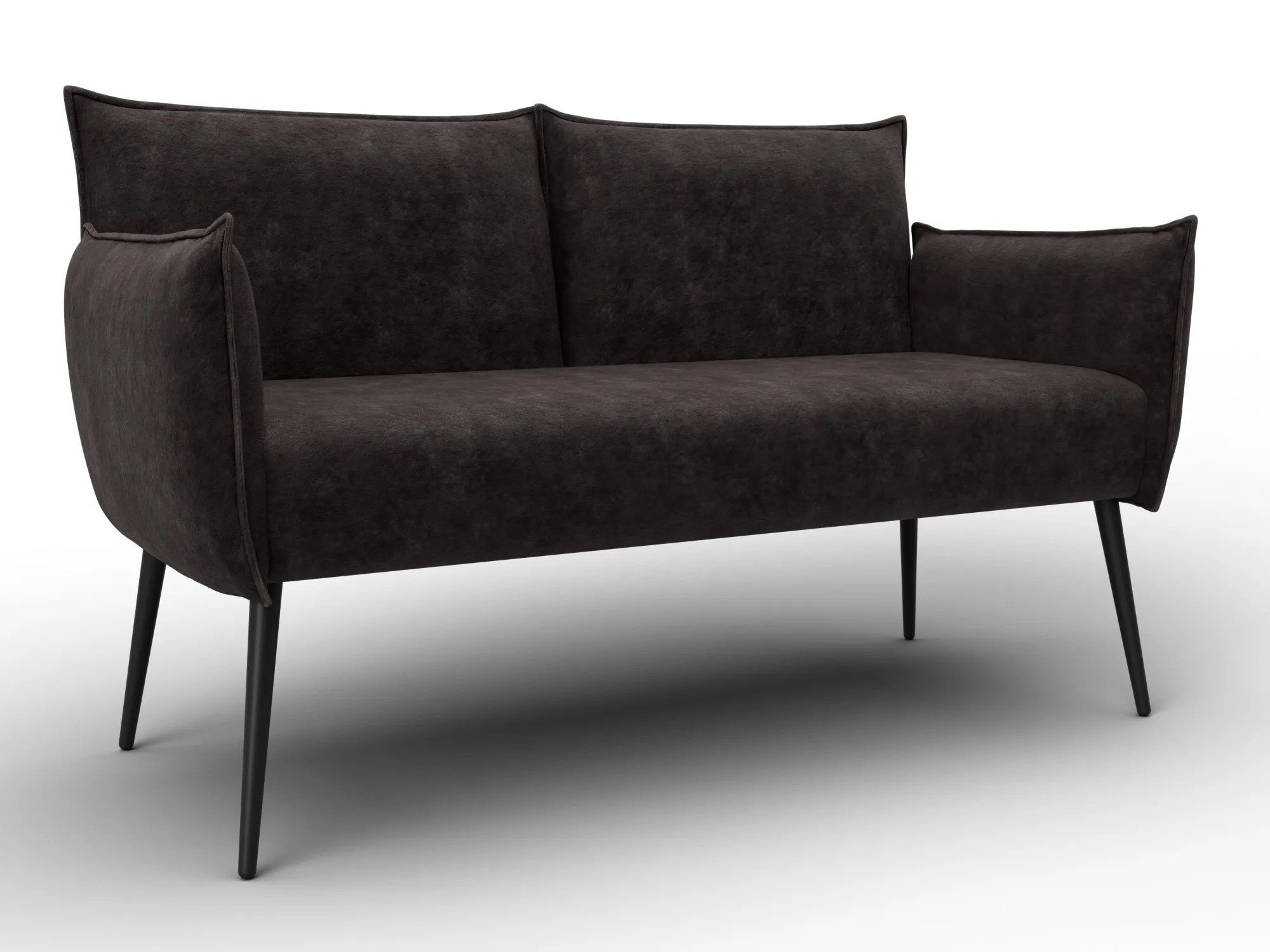 Диван прямой Лига-083 ( BRUT 17 коричневый )