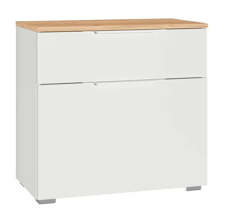 Тумба для обуви  Октава белый шагрень 16.127