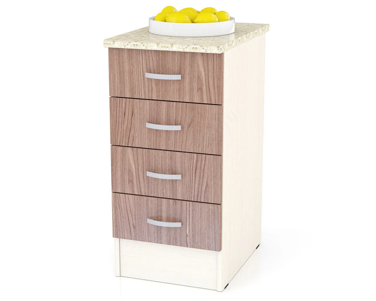 Шкаф нижний с четырьмя ящиками Клер ШН4Я 400