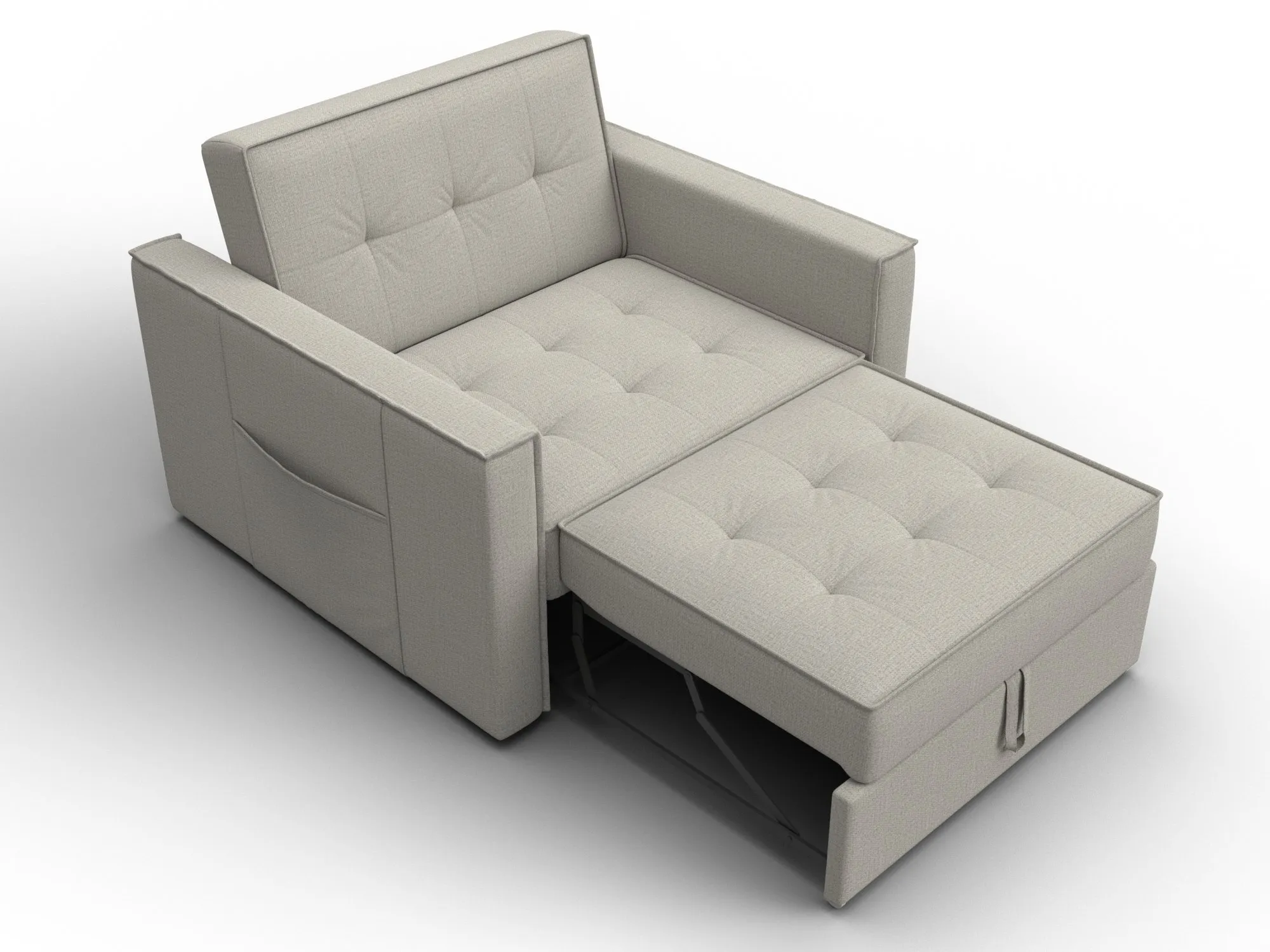 Кресло-кровать Лига-104 (80) ( Амур 02 бежевый )