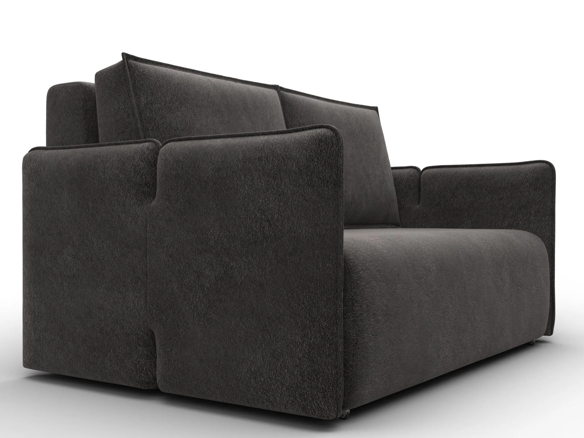 Диван прямой Лига-117 ( LAIM 10 темно-коричневый )