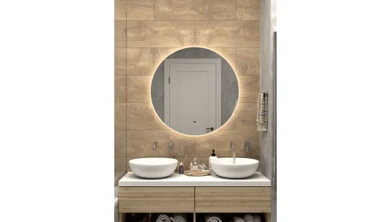 Зеркало Ajour с LED подсветкой (2700K) d 800