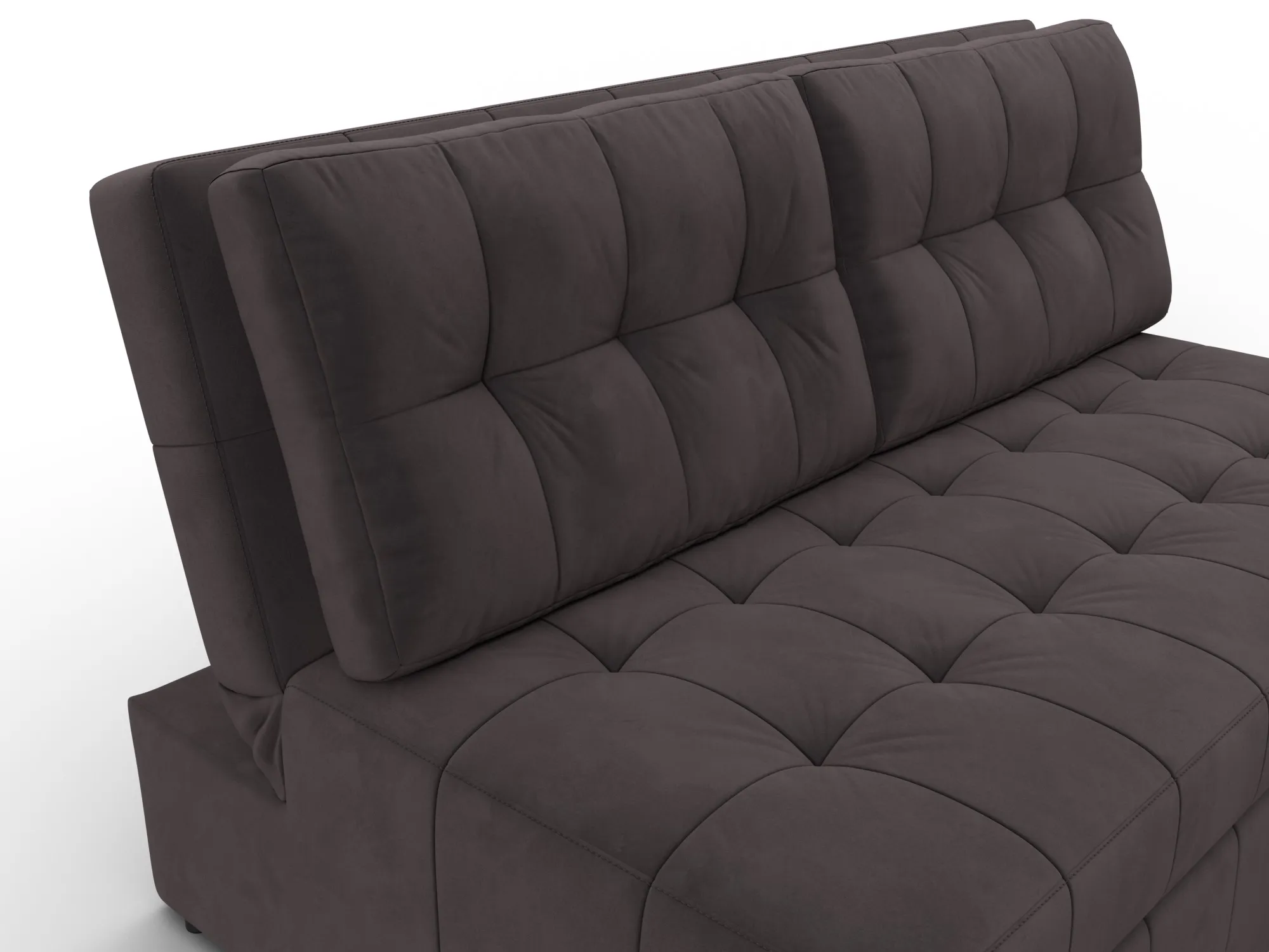 Диван прямой Лига-107 (140) ( SEVEN 727 коричневый )