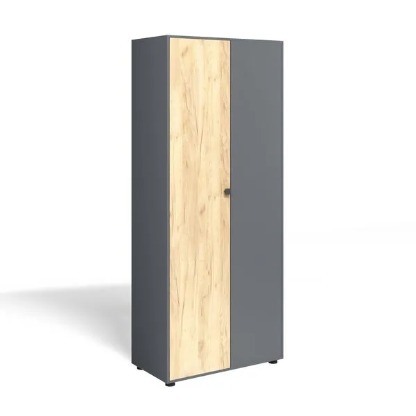 Шкаф Мини-Лайт МЛ-9 Дуб крафт золотой/графит