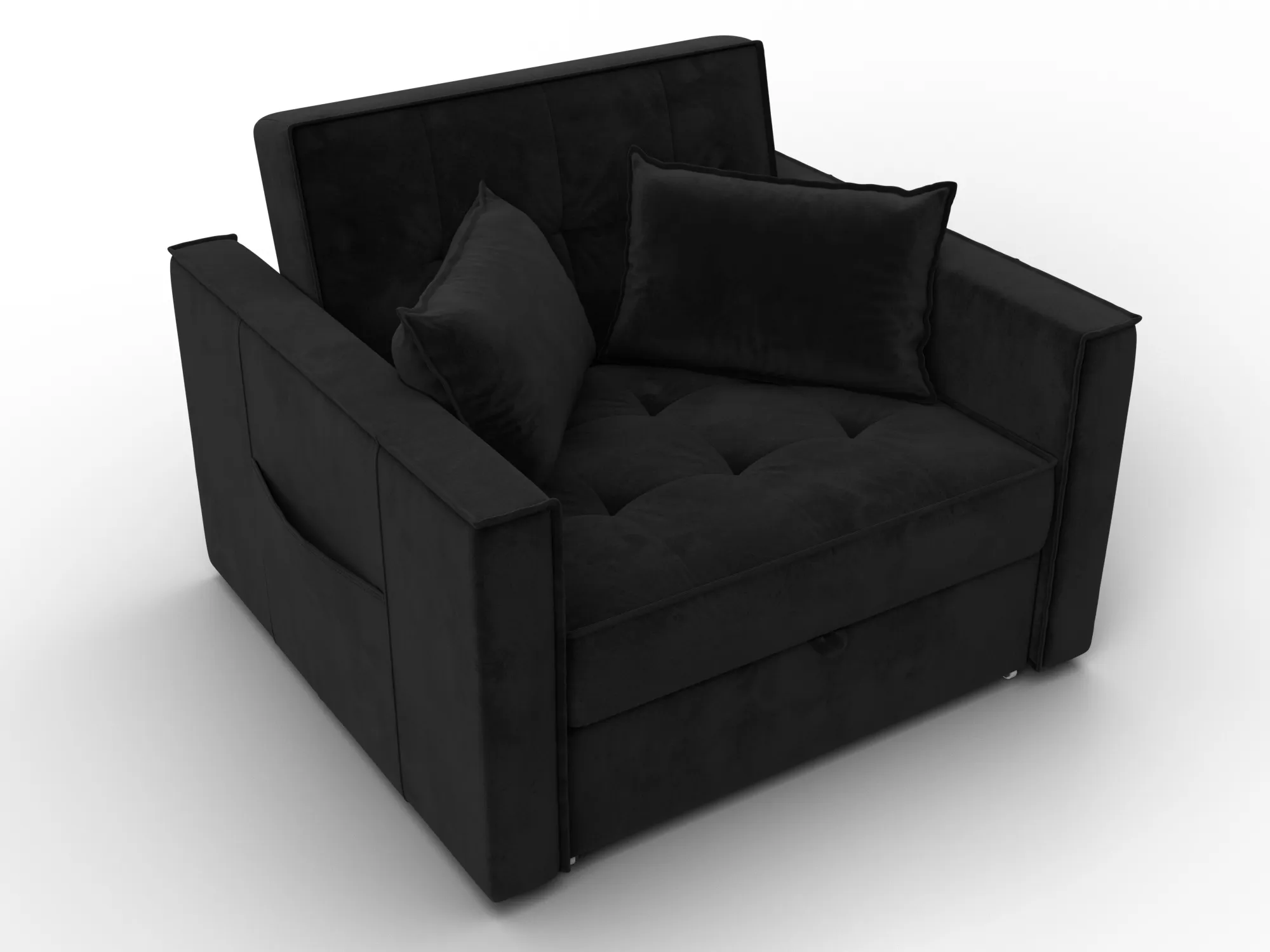 Кресло-кровать Лига-104 (80) ( SEVEN 35 черный )