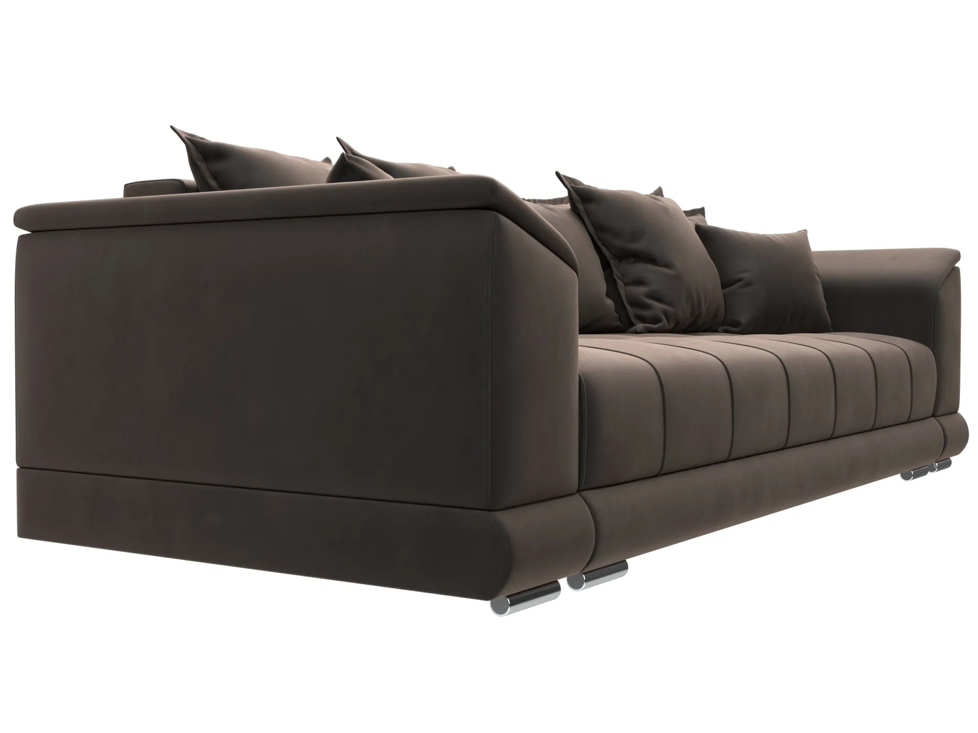 Диван прямой НордСтар НПБ ( SEVEN 727 коричневый )