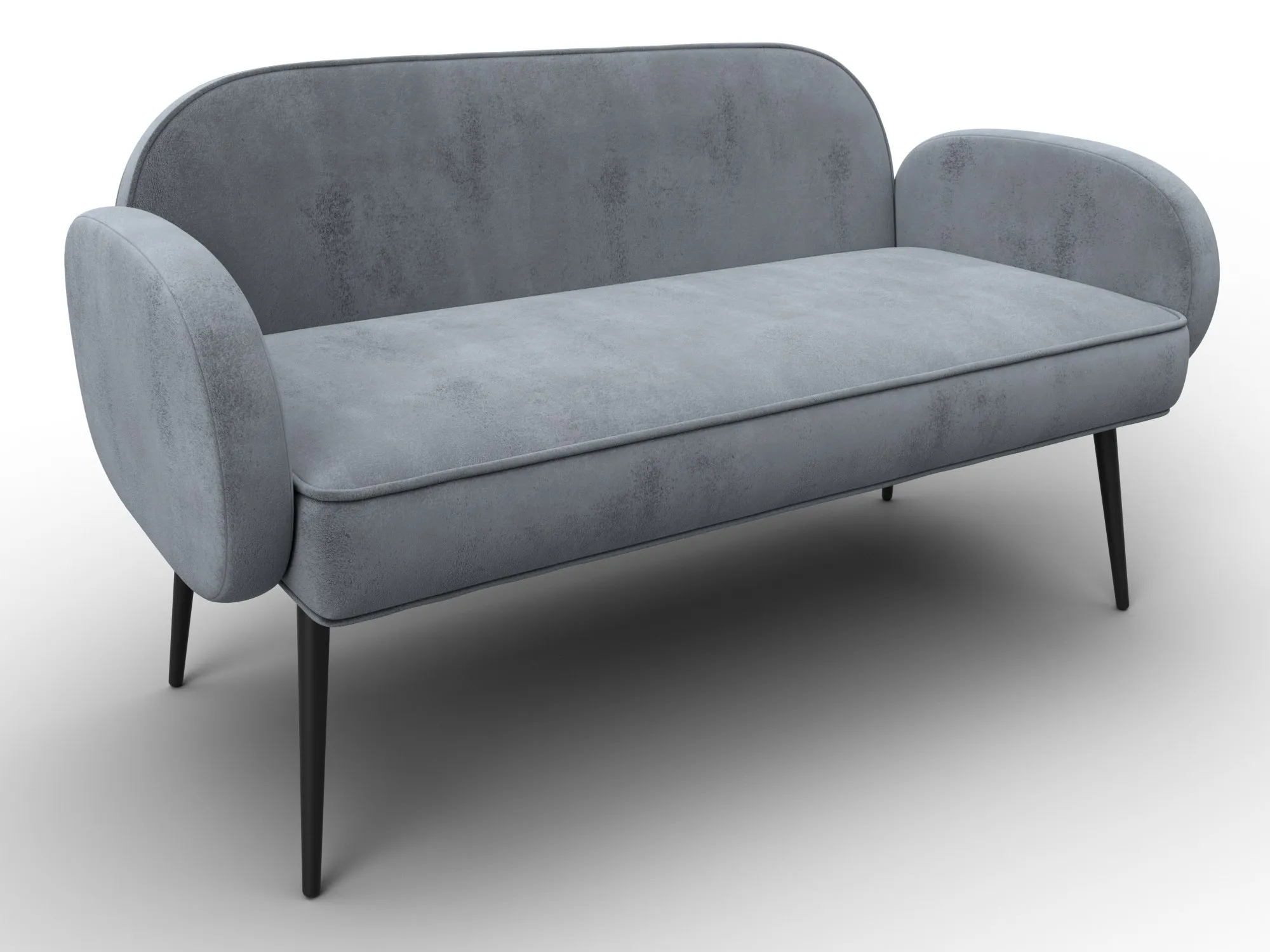 Диван прямой Лига-086 ( TOWER 10 серый )