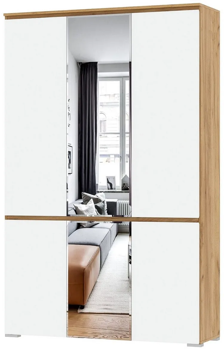 Шкаф ГРЕТТА 4С2ЗР  Дуб Крафт золотой