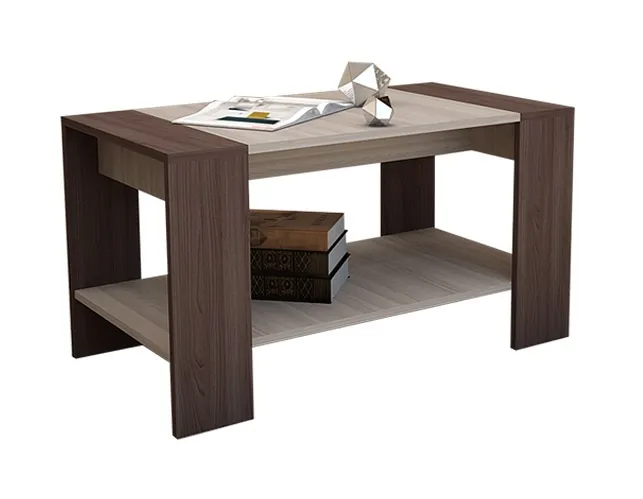 Стол журнальный Квадро (ясень шимо)