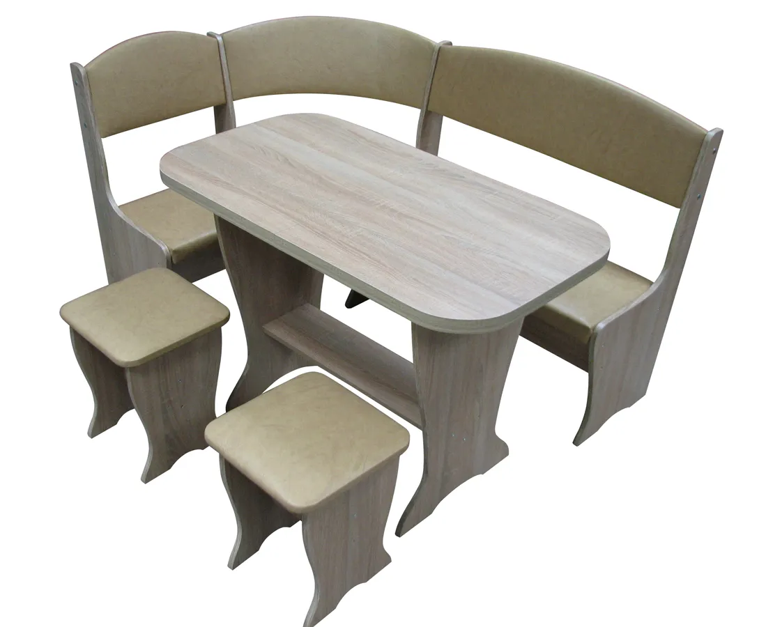 Кухонный уголок Весна с раскладным столом (сонома)