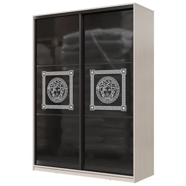 Шкаф-купе Премиум (стекло лакобель с печатью) 2,0 м (вариант 1)