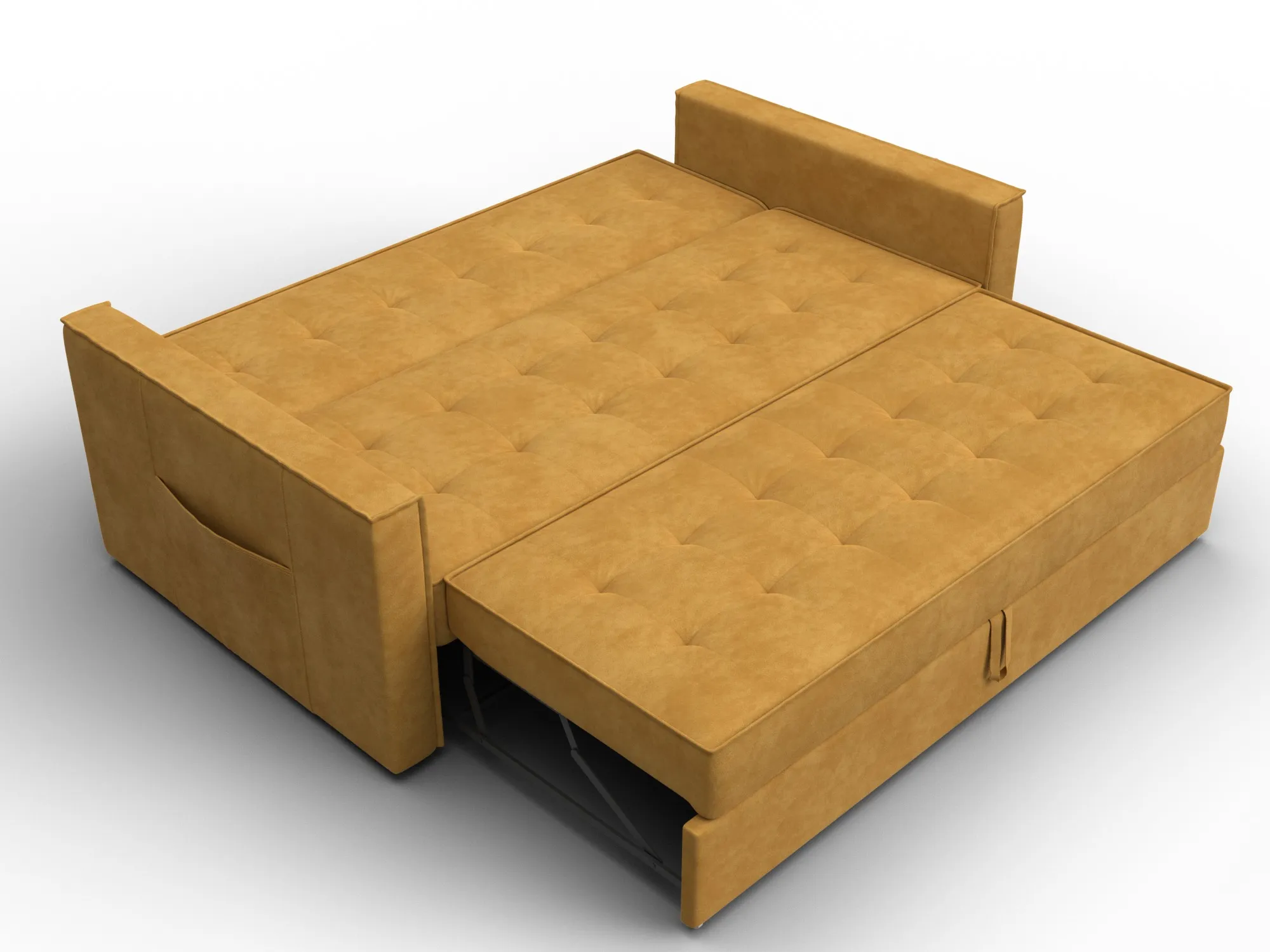 Диван прямой Лига-104 (160) ( BRUT 10 желтый )