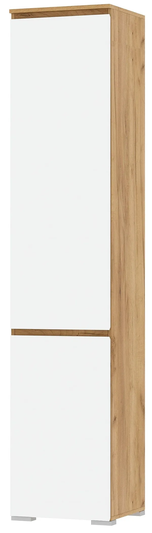 Пенал ГРЕТТА  2С  Дуб Крафт золотой - Белый