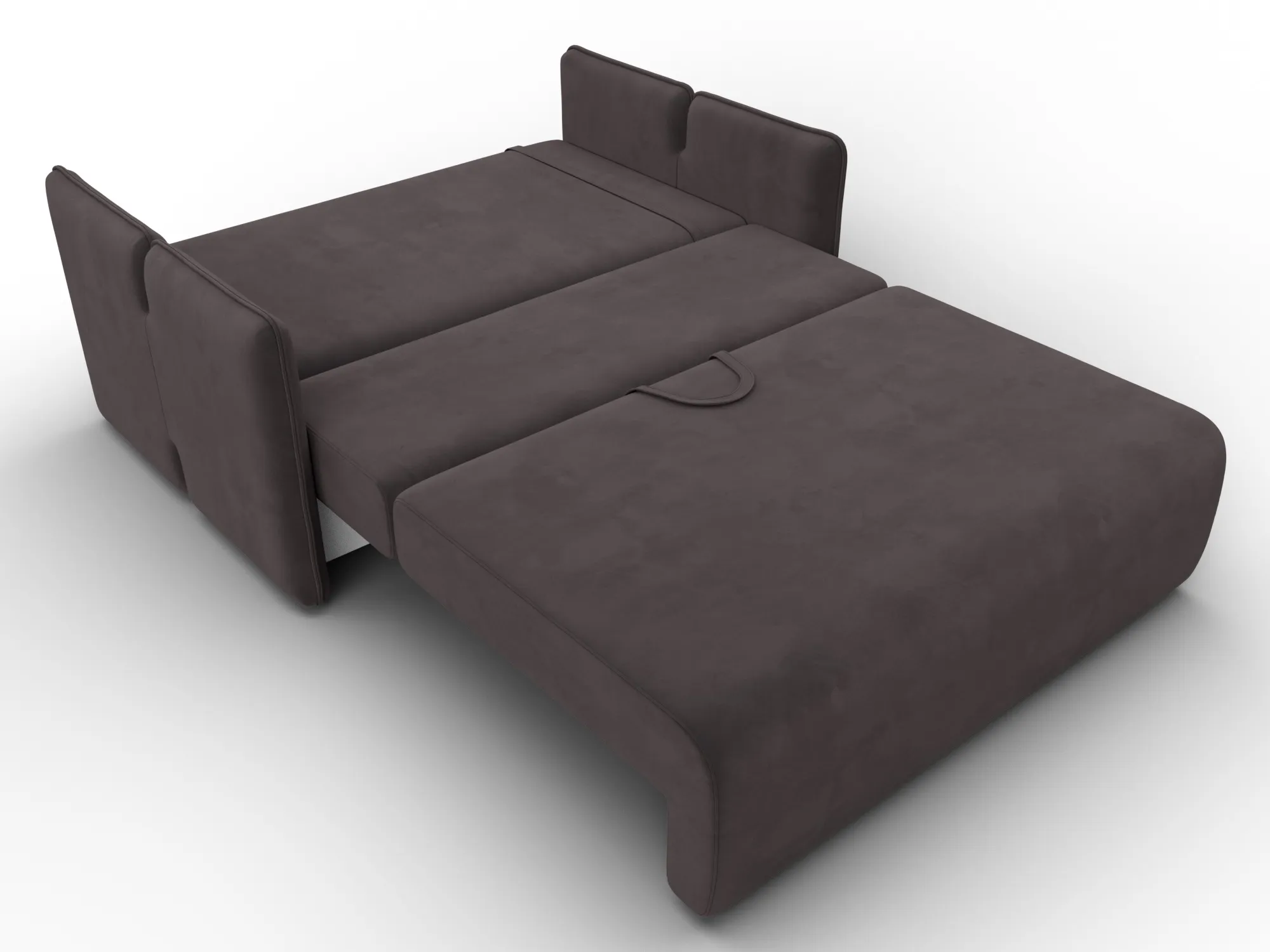 Диван прямой Лига-117 ( SEVEN 727 коричневый )