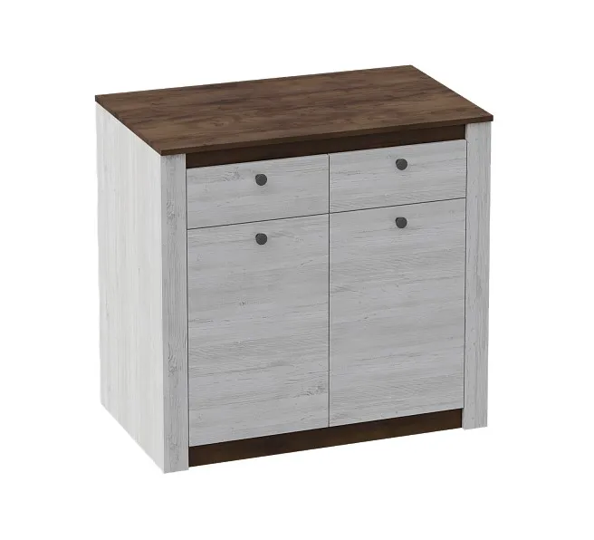 Тумба с двумя ящиками и двумя дверцами Даллас