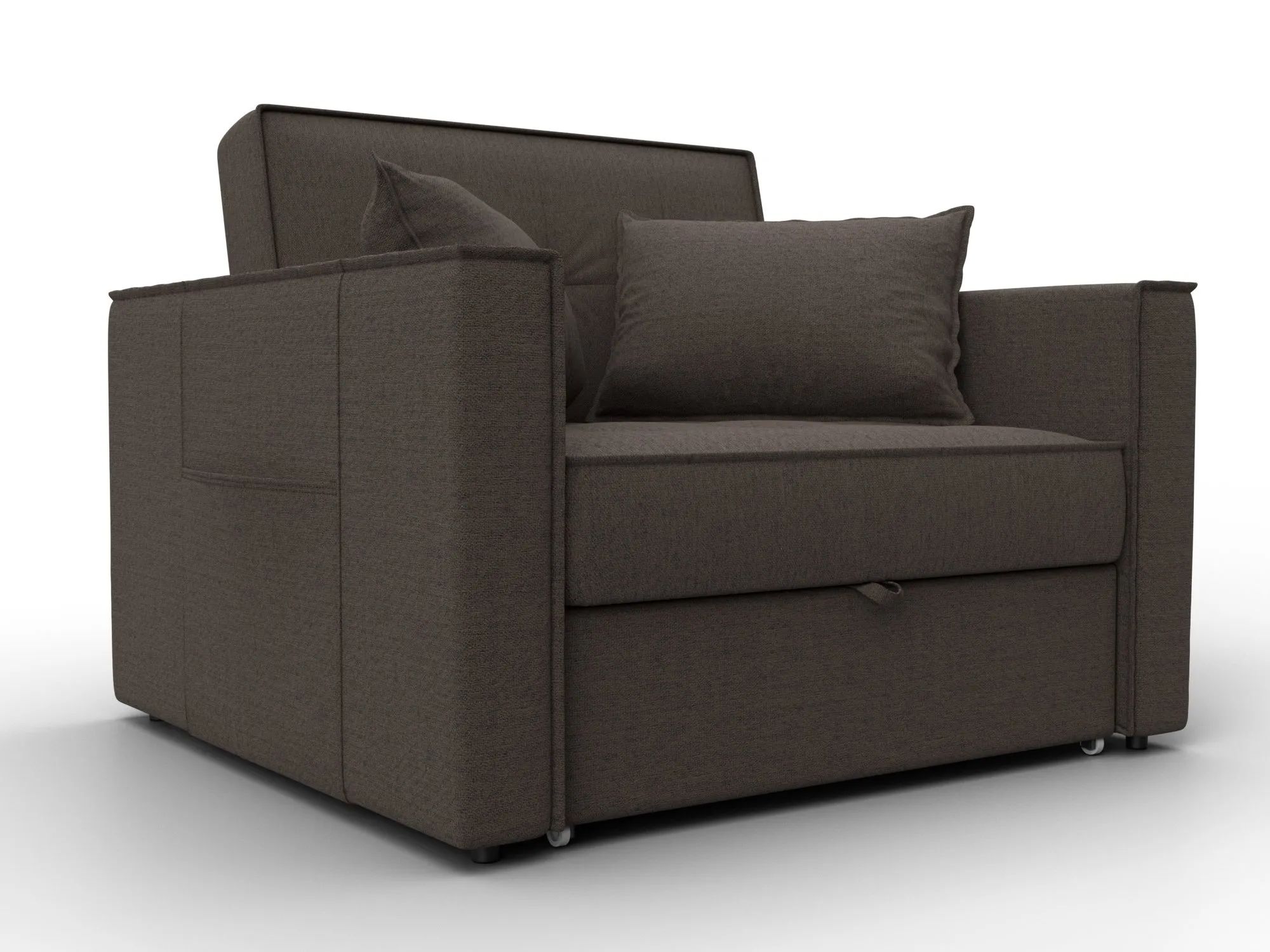 Кресло-кровать Лига-104 (80) ( Амур 05 коричневый )