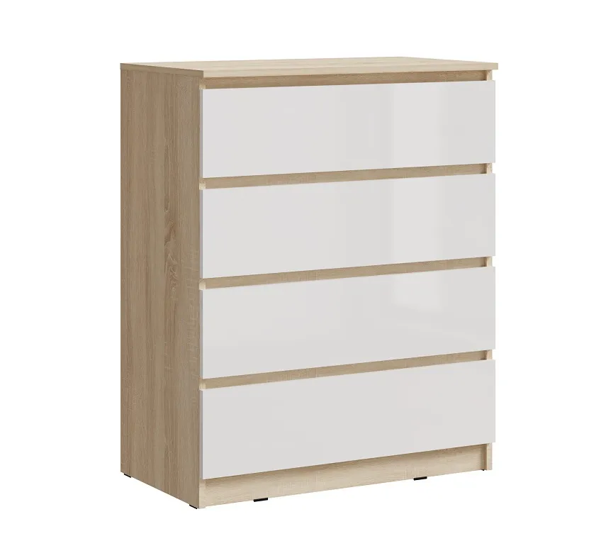 Комод Челси 800 сонома/белый