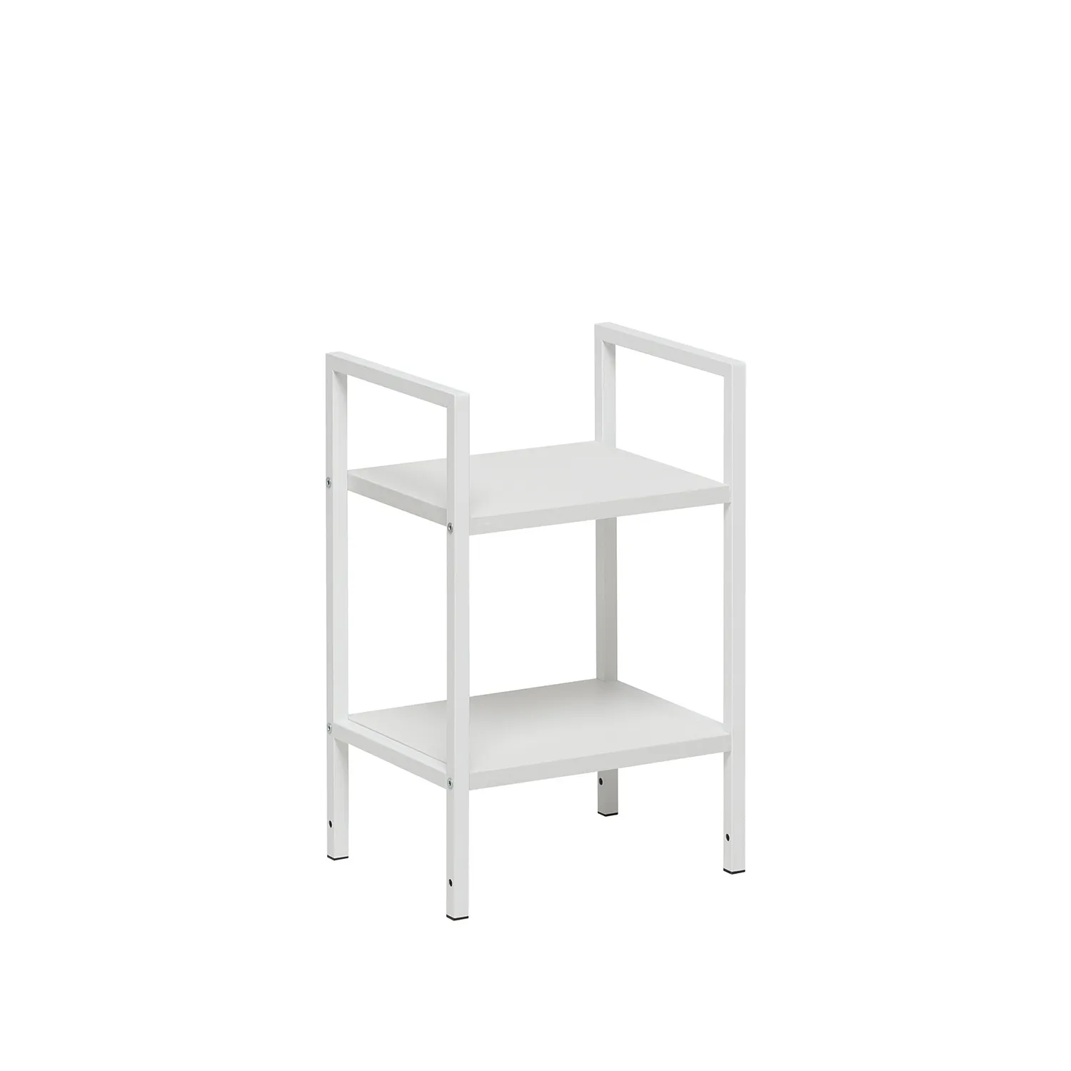 Стеллаж Leset Стилвуд 12 узкий, 2 полки (Белый/Белый)