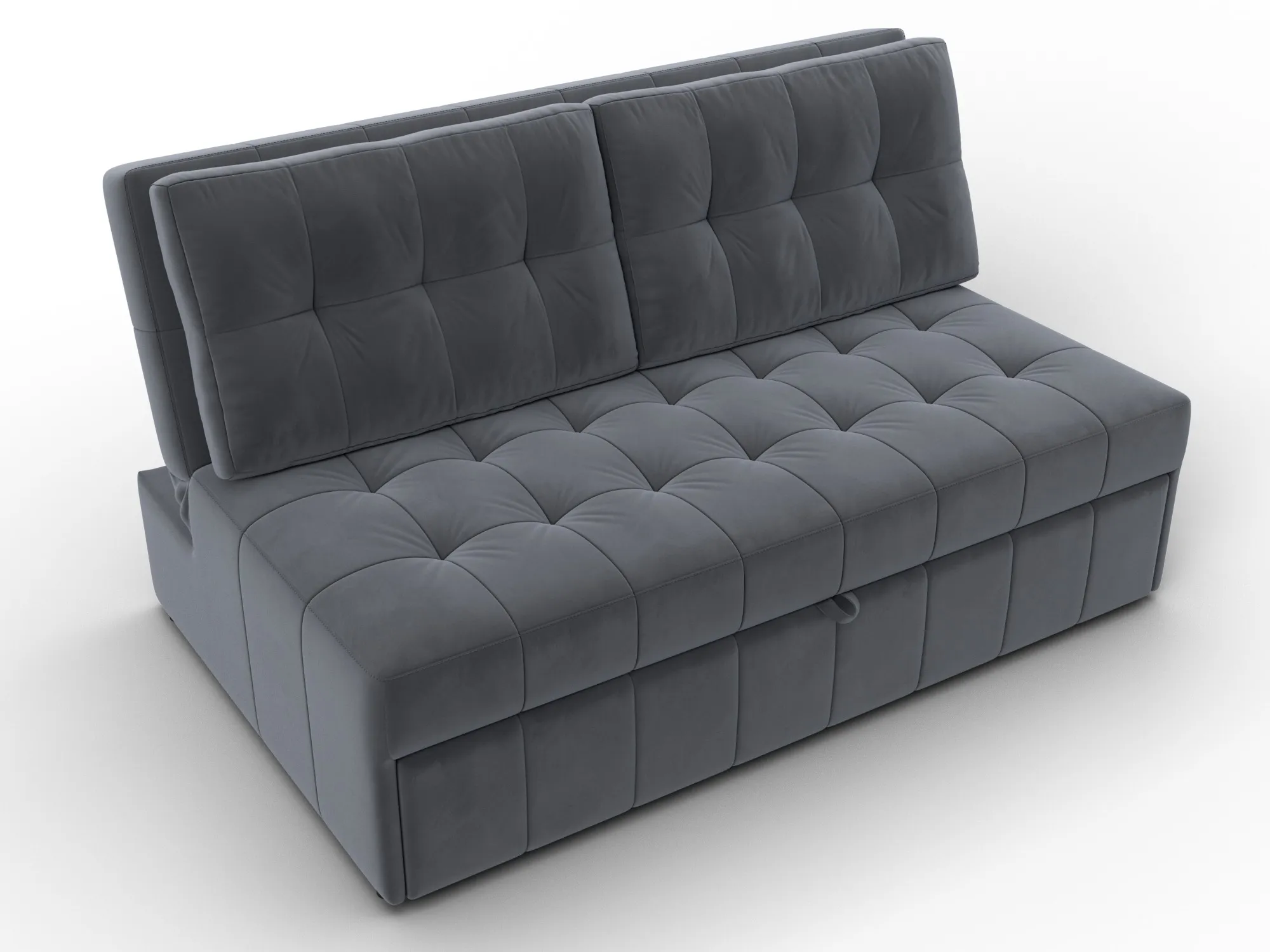 Диван прямой Лига-107 (140) ( SEVEN 17 серый )